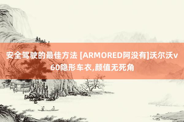 安全驾驶的最佳方法 [ARMORED阿没有]沃尔沃v60隐形车衣,颜值无死角